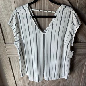 NWT - Halogen Striped Blouse